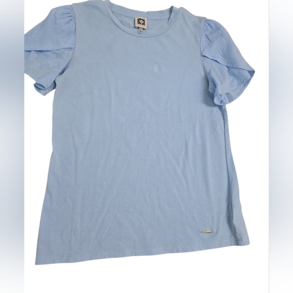Light Blue Short Sleeve Top